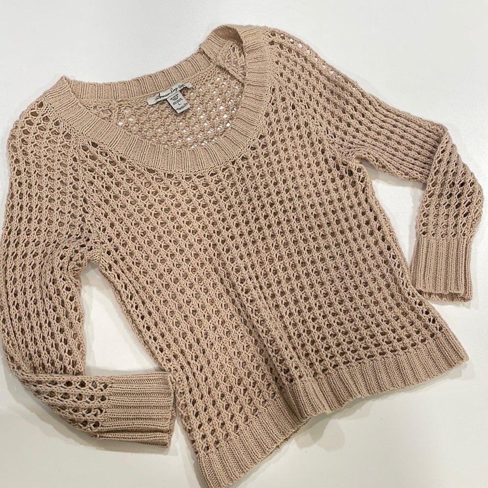 American Rag Open Knit Sweater – Size L
